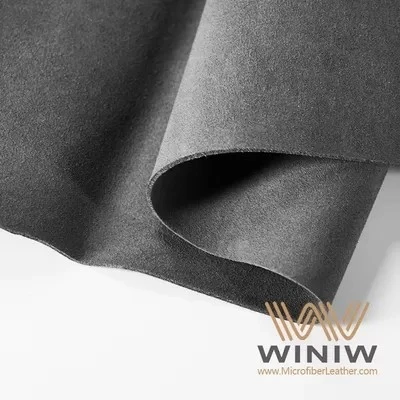 1.2mm Vintage Grey Car Seat Cover Faux Suede Leather Fabric Material