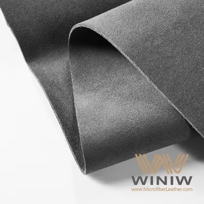 1.2mm Vintage Grey Car Seat Cover Faux Suede Leather Fabric Material