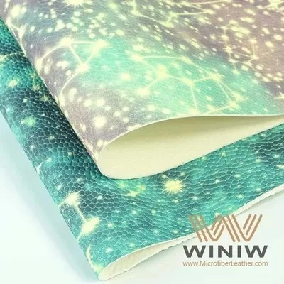 Free Samples Custom Printed Faux PU Football Leather in Bulk High Quality Pu Leather