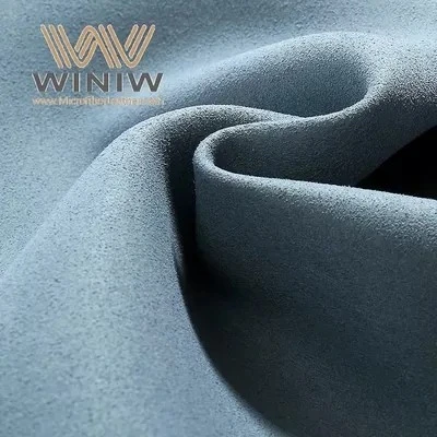 Textured Leather Auto Upholstery Fabric Comfortable Polyester Ultra Suede Leather
